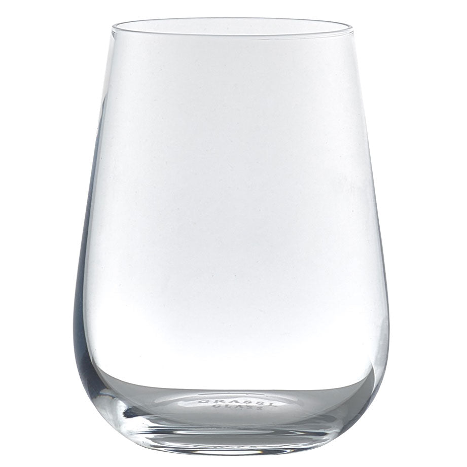 Grassl Glass Elemental Series Stemless All Round Red White Wine Water Glass Set Of 2