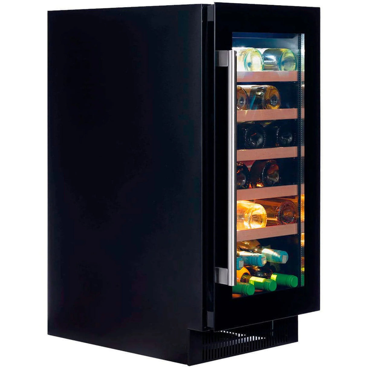 Dunavox Flow 32 Bottle Single Temperature Built In Undercounter Wine Cabinet Black Dauf 32 83b