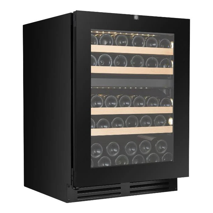 Dunavox Flow 39 Bottle 2 Temperature Built In Undercounter Wine Cabinet Black Dauf 39 119db To