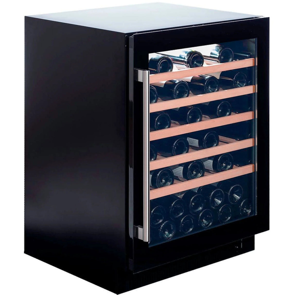 Dunavox Flow 46 Bottle Single Temperature Built In Undercounter Wine Cabinet Black Dauf 46 138b