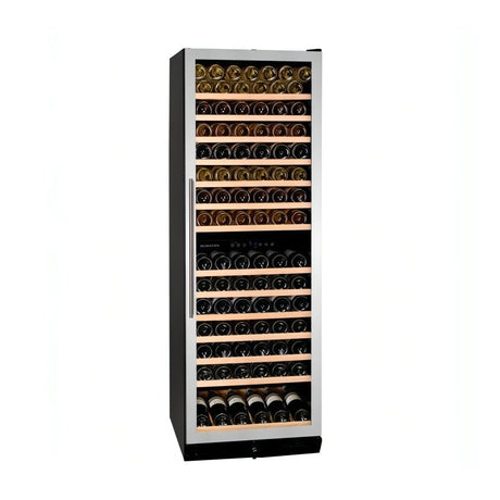 Dunavox Grande 166 Bottle 2-Temperature Freestanding Wine Cabinet - Stainless Steel DX-166.428SDSK