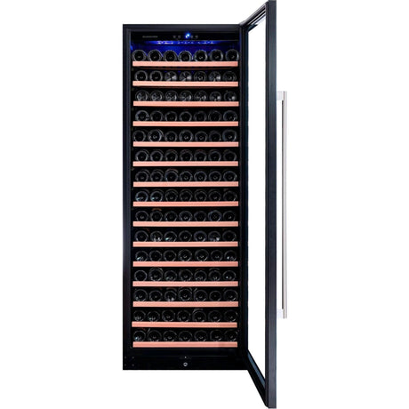 Dunavox Grande 194 Bottle Single Temperature Freestanding Wine Cabinet - Black DX-194.490BK