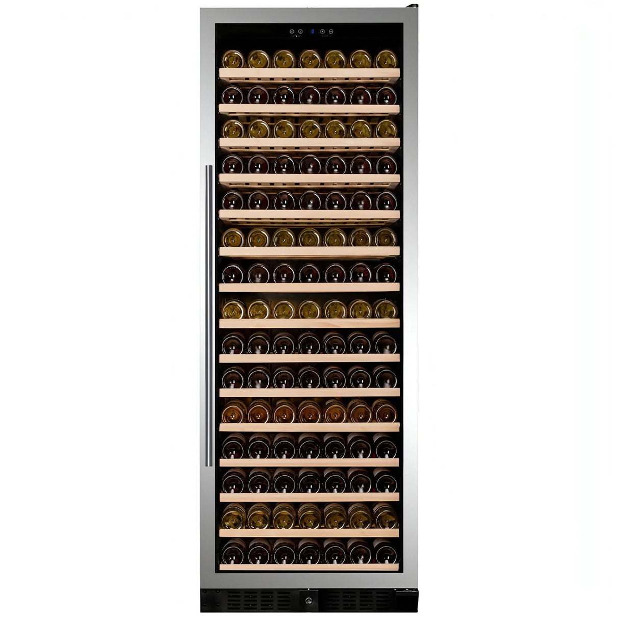Dunavox Grande 194 Bottle Single Temperature Freestanding Wine Cabinet - Stainless Steel DX-194.490SSK