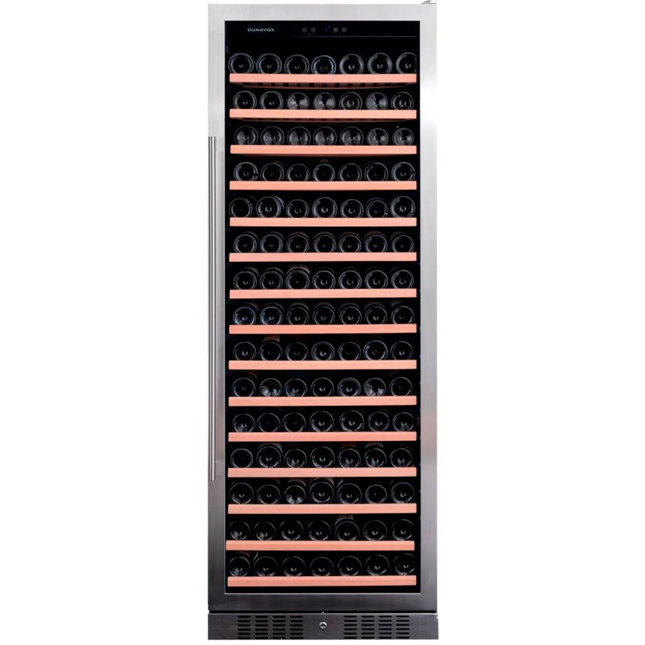 Dunavox Grande 194 Bottle Single Temperature Freestanding Wine Cabinet - Stainless Steel DX-194.490SSK