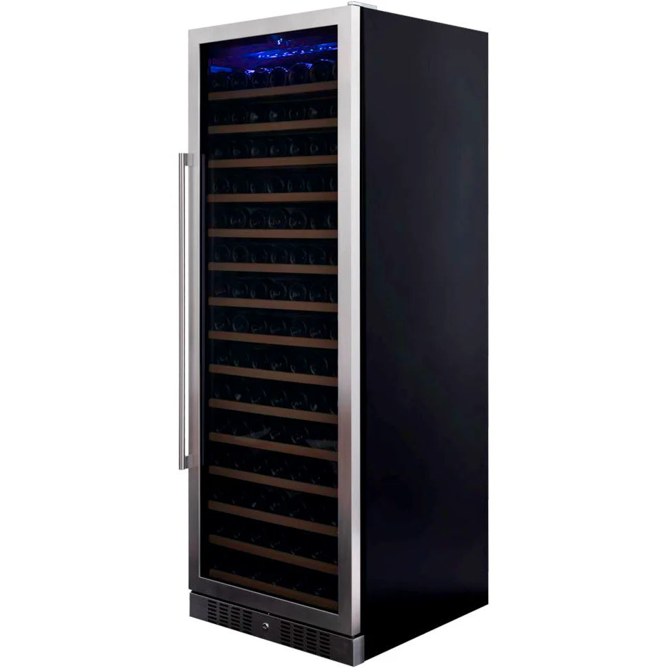 Dunavox Grande 194 Bottle Single Temperature Freestanding Wine Cabinet - Stainless Steel DX-194.490SSK