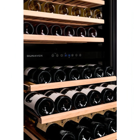 Dunavox Grande 94 Bottle 2-Temperature Freestanding Wine Cabinet - Stainless Steel DX-94.270SDSK