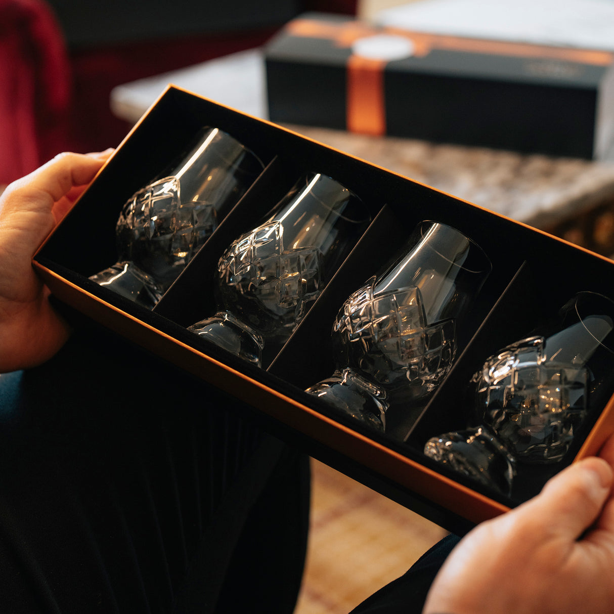 The Glencairn Official Cut Crystal Whisky Glass Set Of 4 Presentation Box