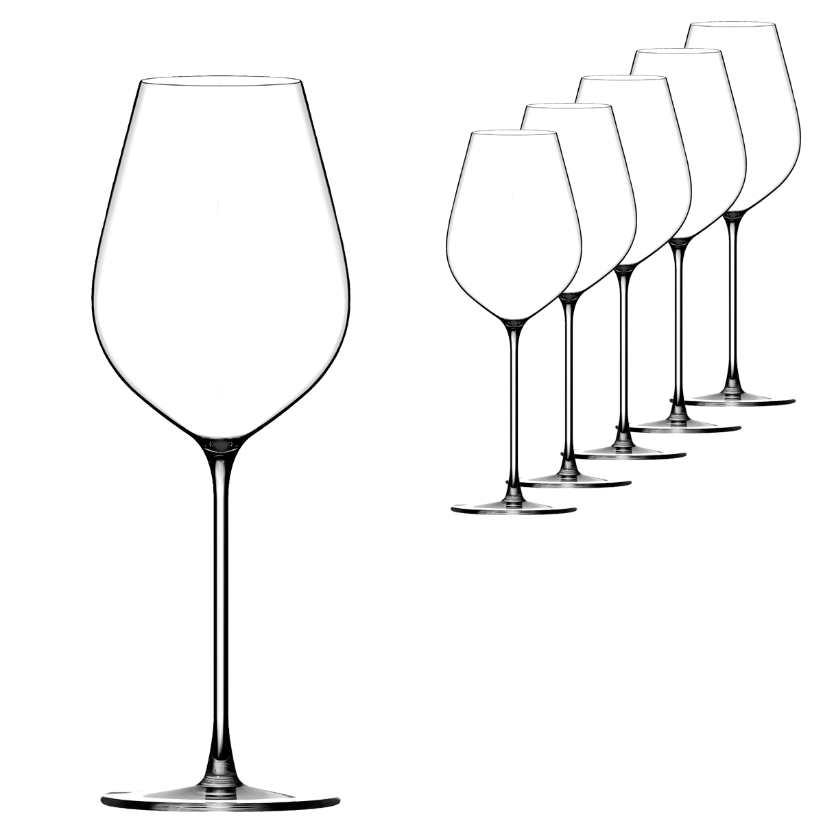 Lehmann Glass G Basset Hommage Red White Wine Glass 450ml Set Of 6