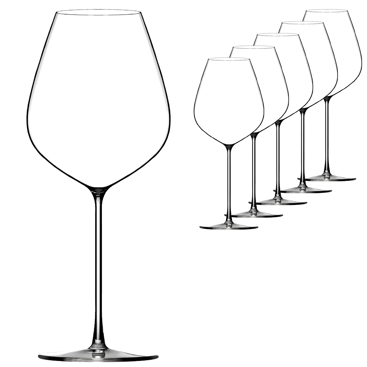 Lehmann Glass G Basset Hommage White Wine Rose Glass 690ml Set Of 6