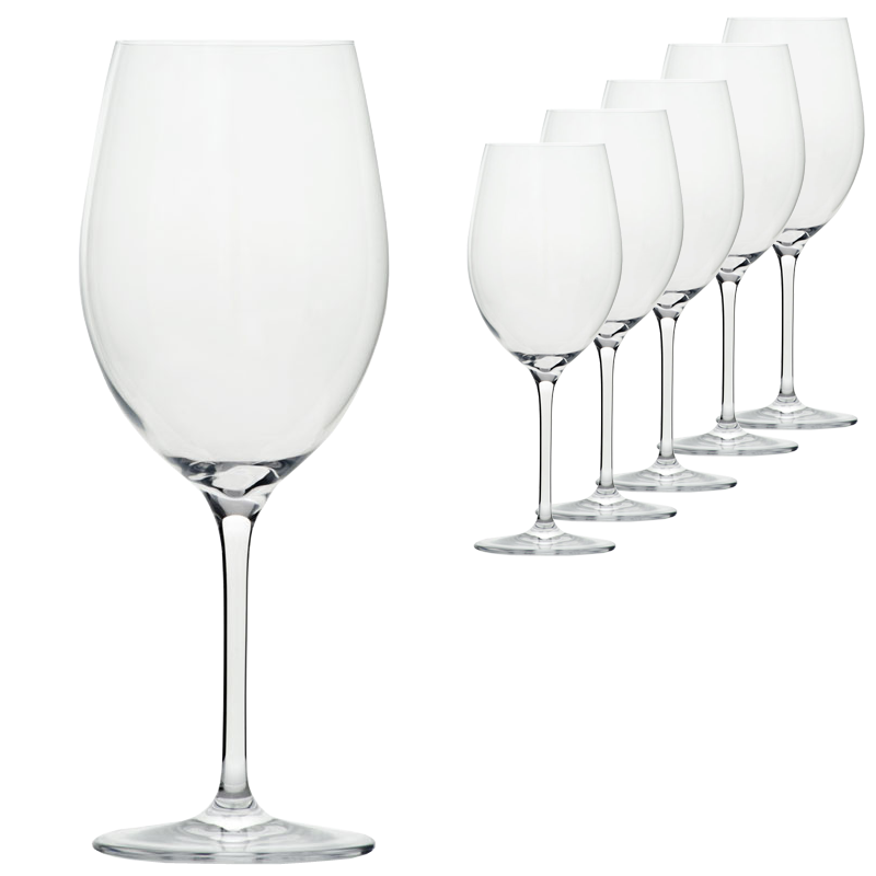 Glass Co In Vino Veritas Bordeaux Glass Set Of 6