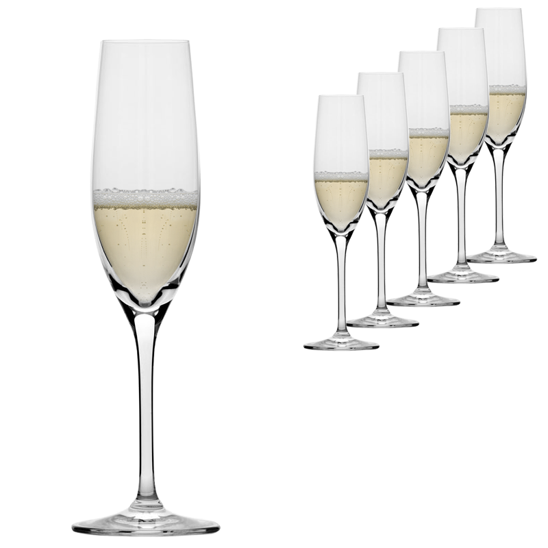 Glass Co In Vino Veritas Champagne Glass Set Of 6