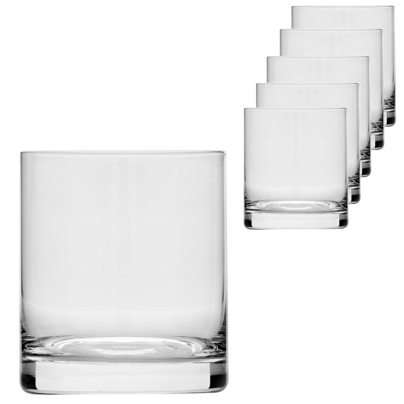 Glass Co In Vino Veritas Whisky Glass Tumblers Set Of 6