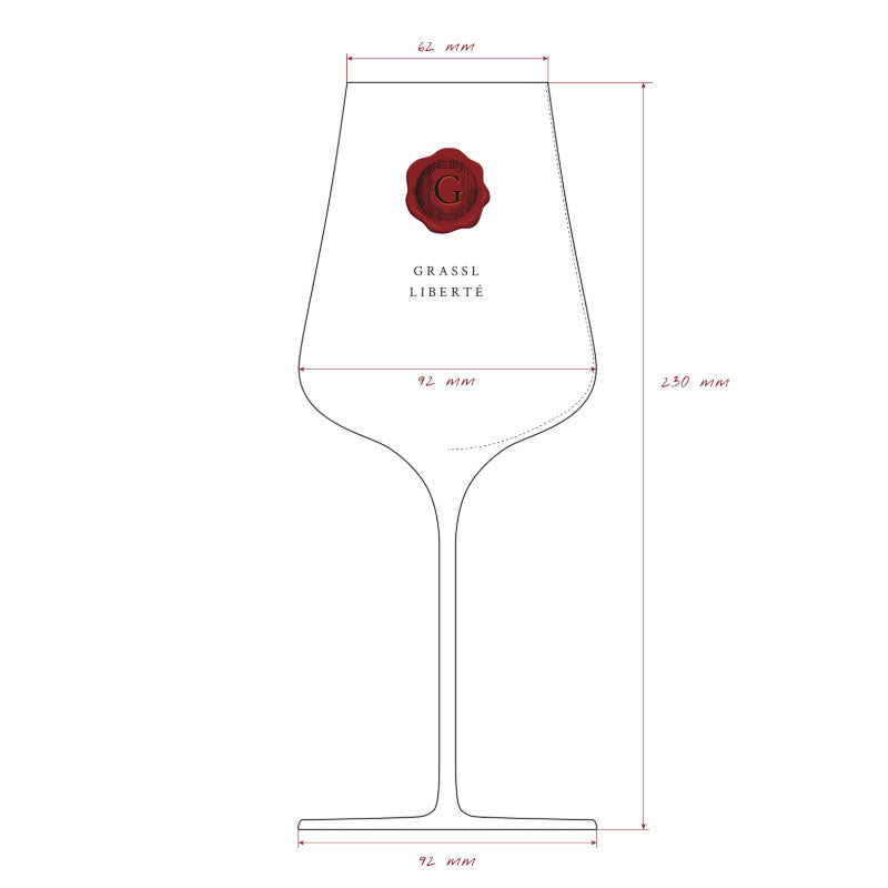 Grassl Glass Vigneron Series Liberte All Round Red White Wine Glass Set Of 6