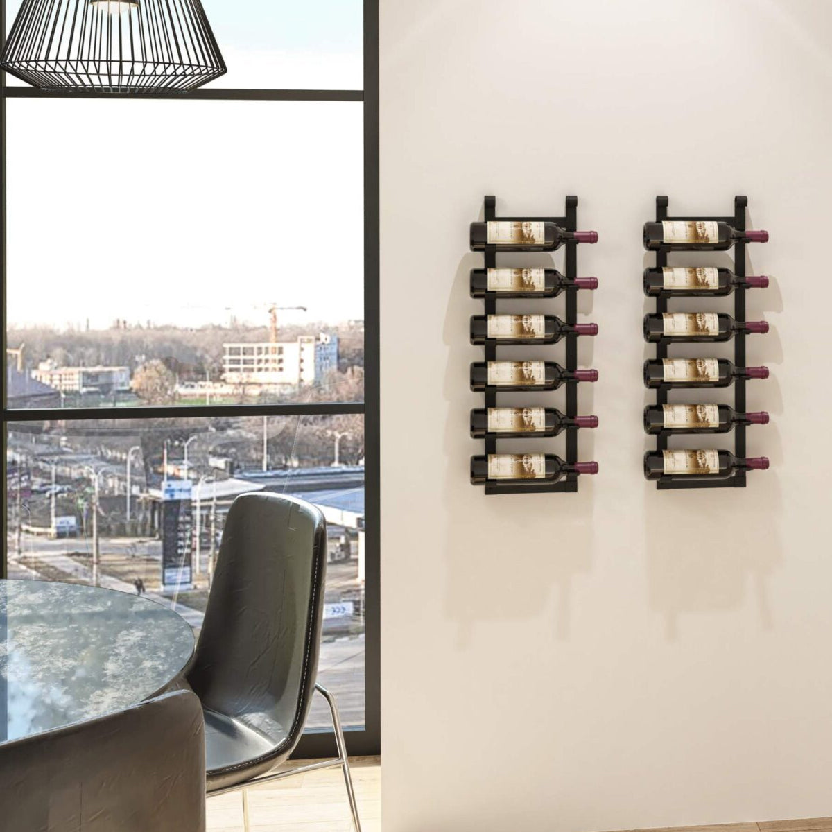 Vintageview Wall Mounted 6 Bottle Le Rustique Wine Rack