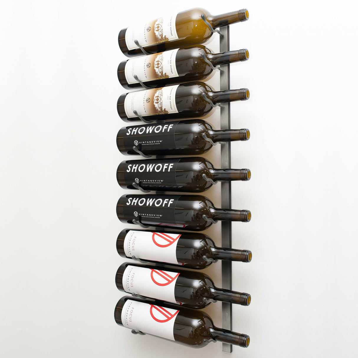 VintageView Wall Mounted WMAG Series - 1140mm - 9 > 18 Magnum Bottle Wine Rack