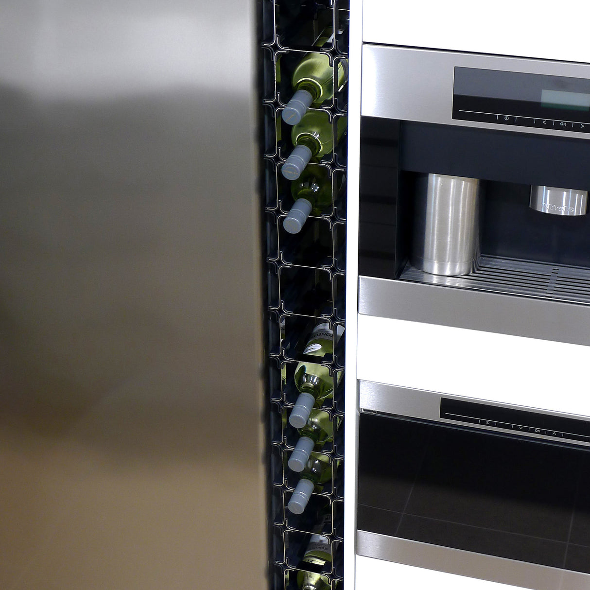 NOOK 50/60 Bottle Self-Assembly Wine Rack - Black