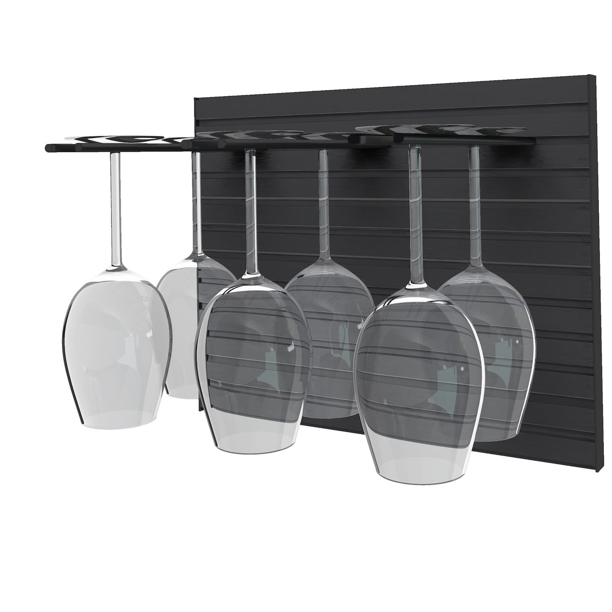 Stact Pro Wall Mounted Stemware Rack Set Of 4