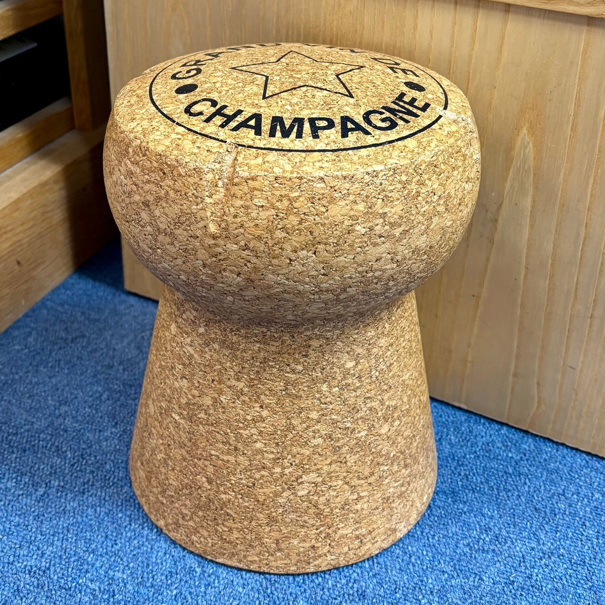 Xl Champagne Cork Doorstop Grand Vin De Champagne