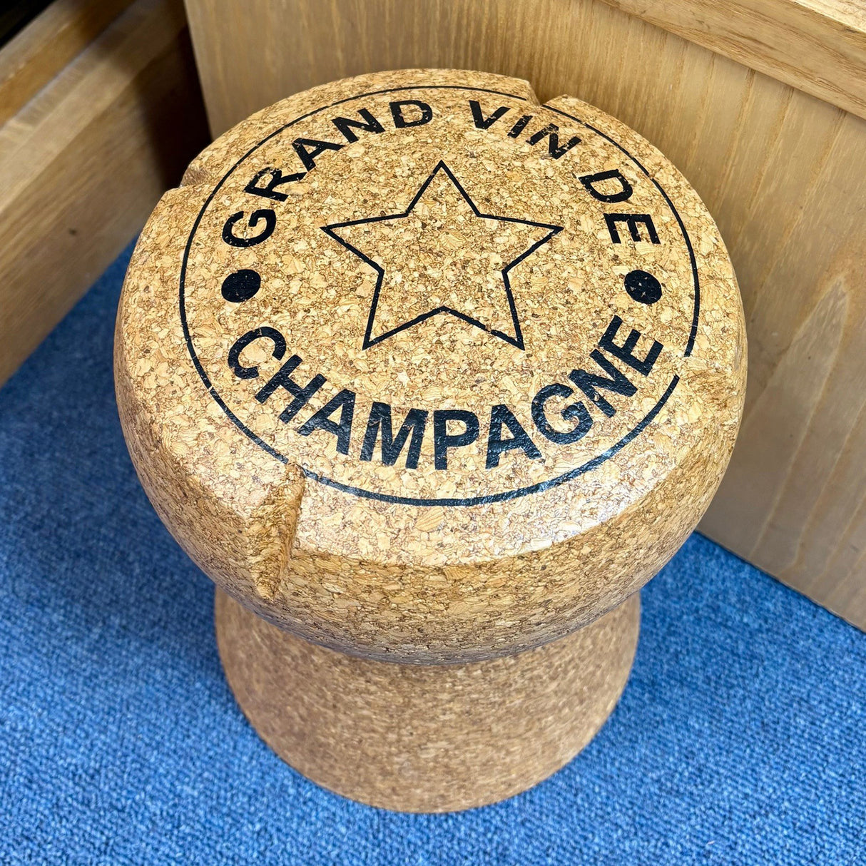 Xl Champagne Cork Doorstop Grand Vin De Champagne