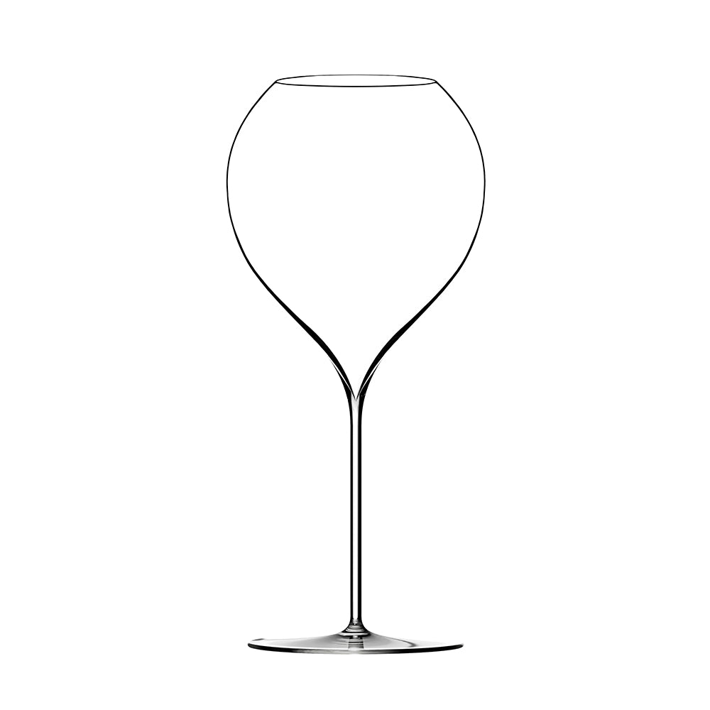Mouth-blown Lehmann Glass La Poétique Grand Rouge Red Wine Glass 700ml with a wide, rounded bowl and a thin, tall stem.