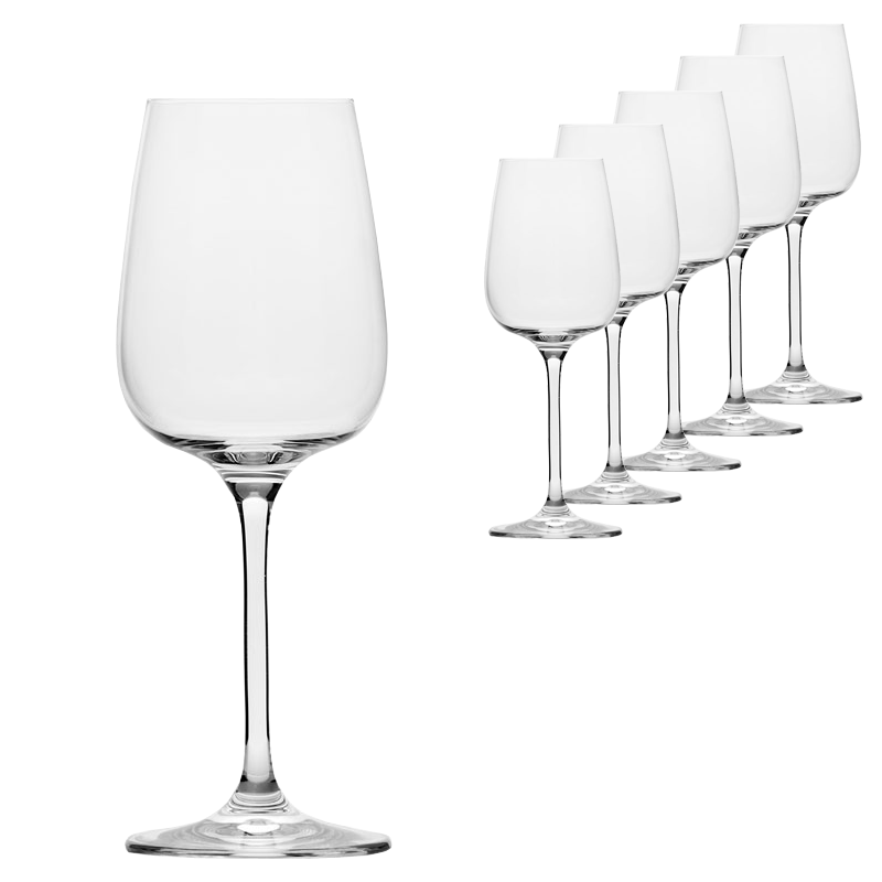 Glass Co Vinophil Small Red White Wine Glass Set Of 6