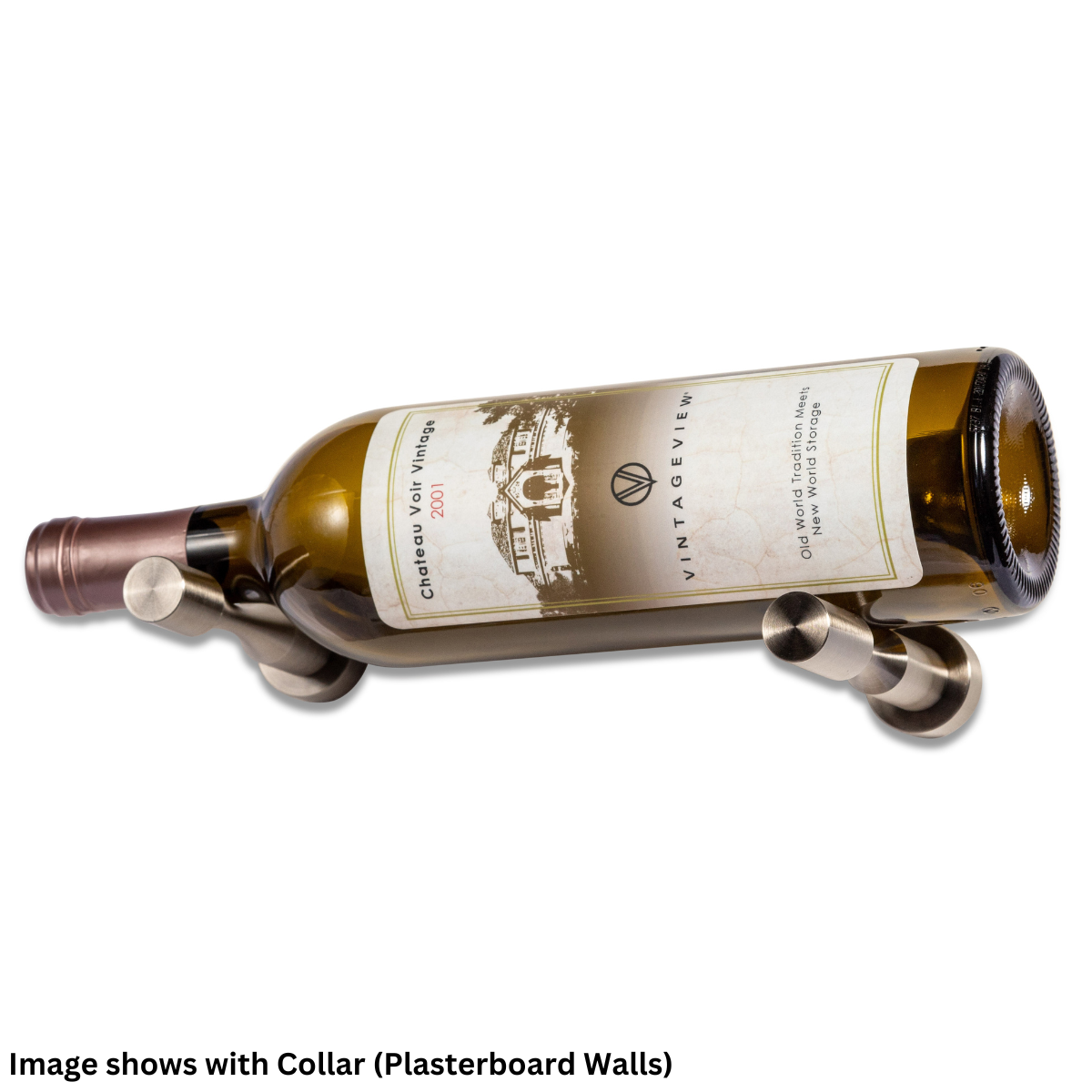 Vintageview Wall Mounted Vino Series Vino Pins 1 Bottle Wine Rack