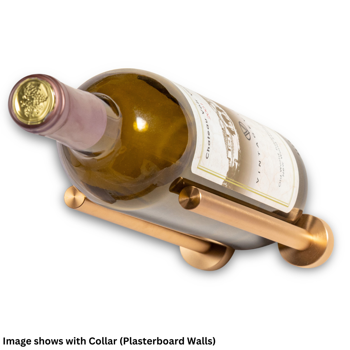 Vintageview Wall Mounted Vino Series Vino Rails 1 Bottle Wine Rack