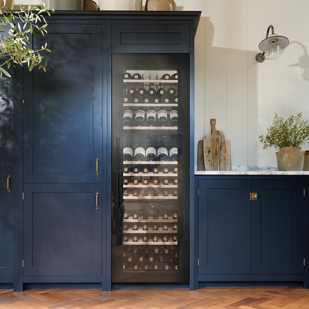 Caple Wine Cabinet Sense 3 Temperature Slot In Black Wc1796