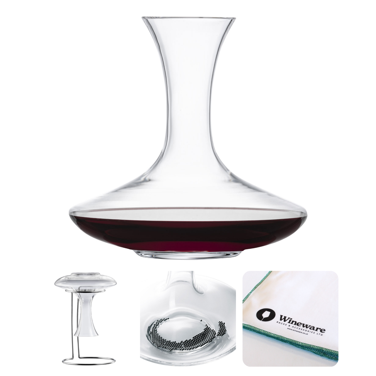 Eisch Glas Crystal Claret Wine Decanting Set