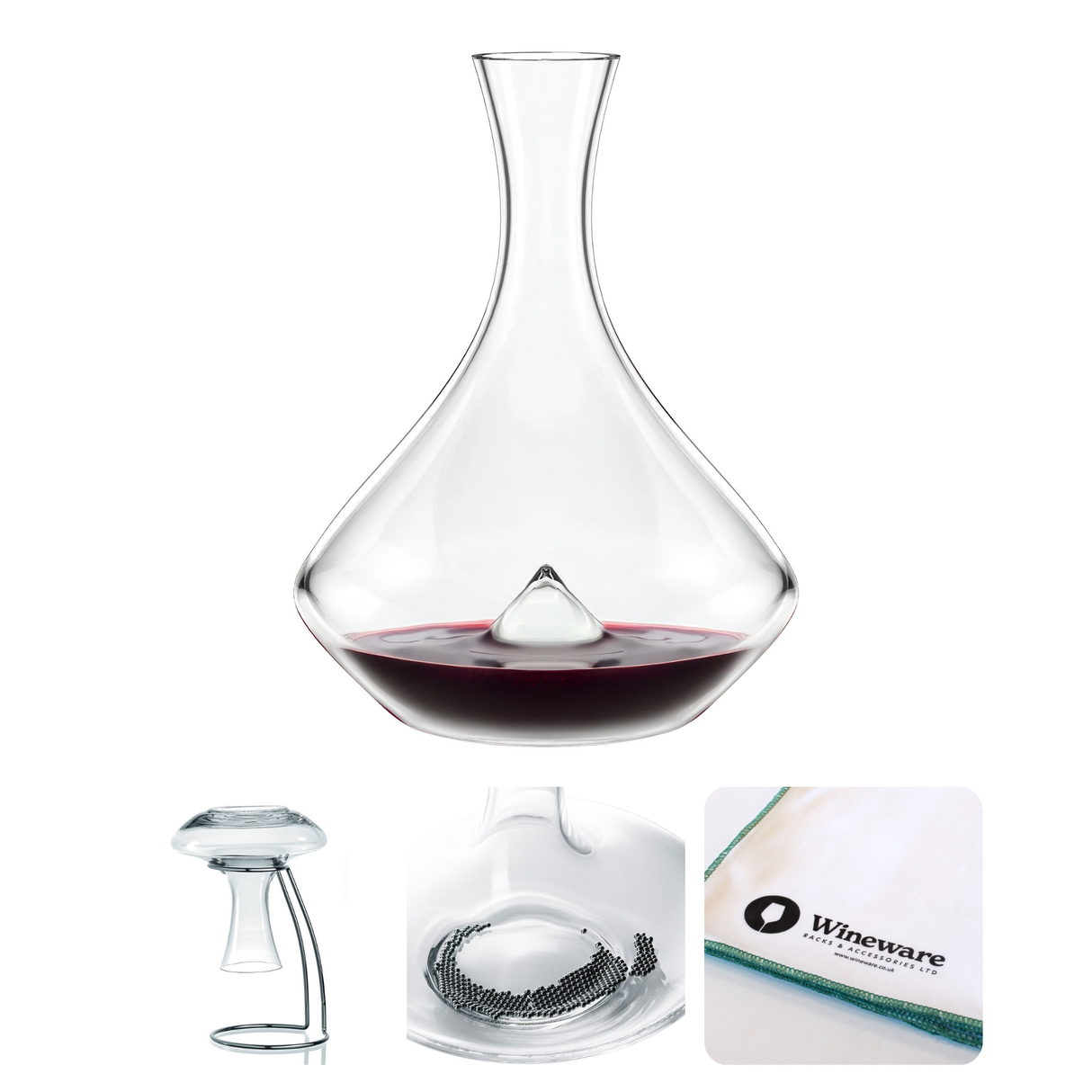 Stolzle Fire Wine Decanting Set