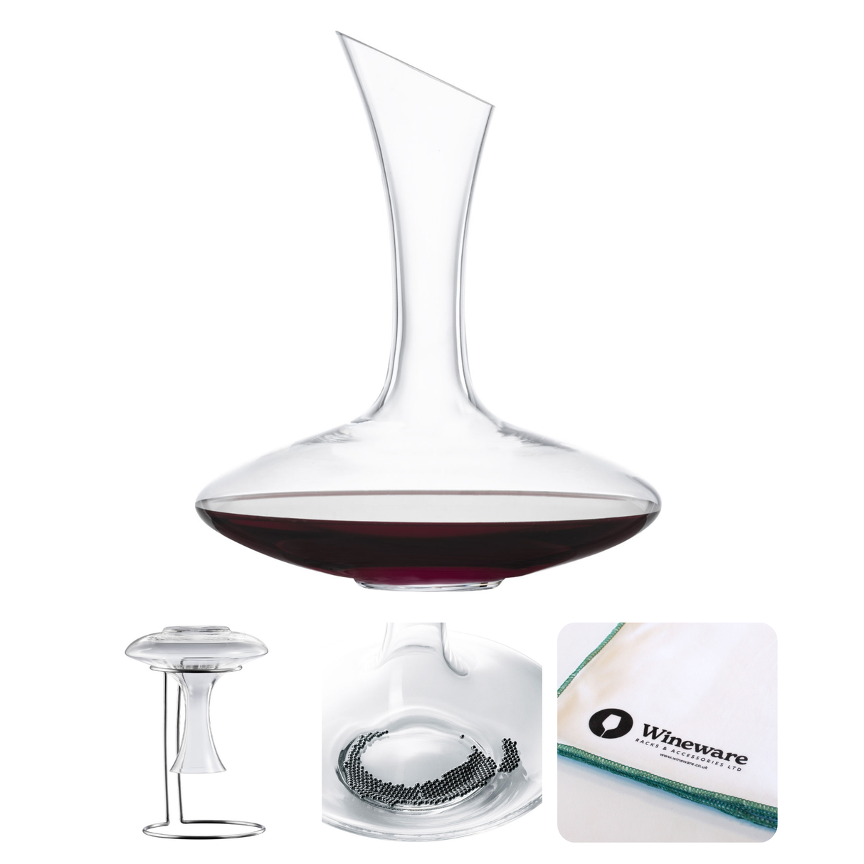 Eisch Glas Crystal Chateau Wine Decanting Set