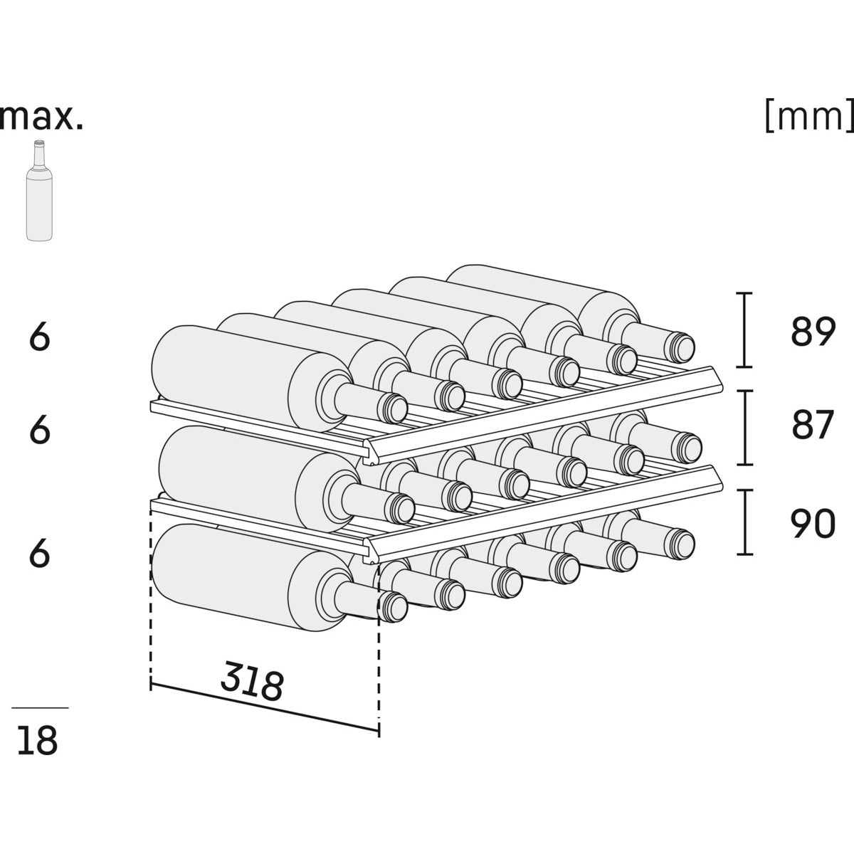 Liebherr Grandcru Built In Single Temperature Wine Cabinet 's Steel Wkees 553