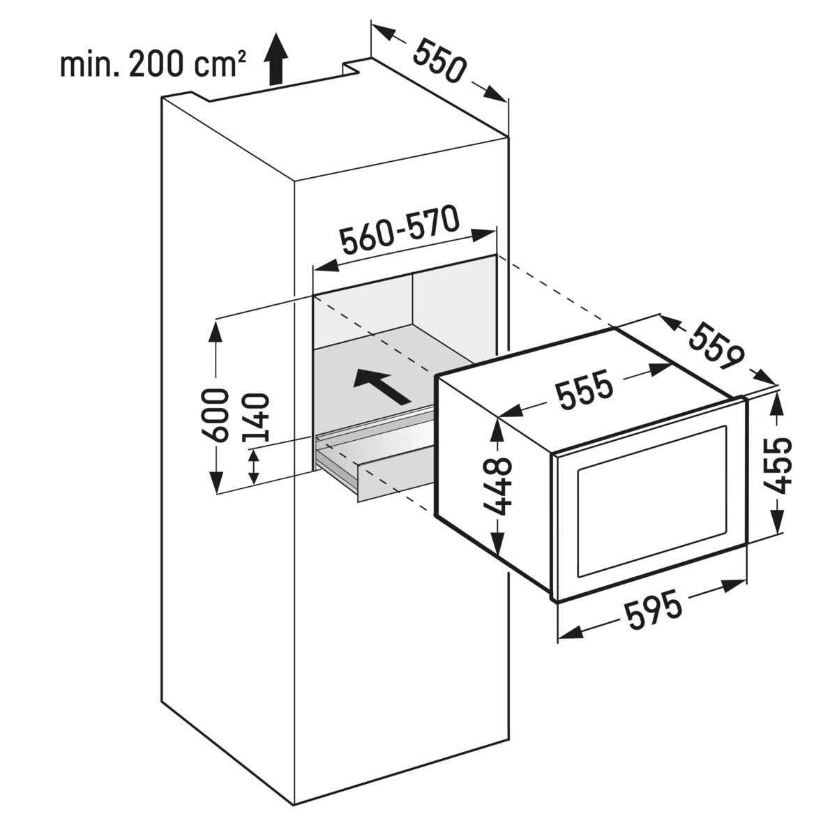 Liebherr Grandcru Built In Single Temperature Wine Cabinet Black Wkegb 582