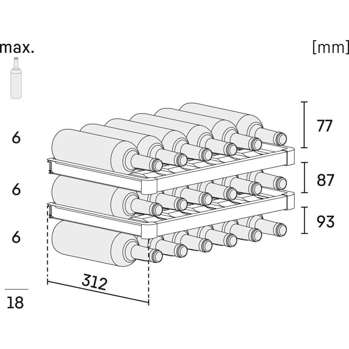 Liebherr Grandcru Built In Single Temperature Wine Cabinet Black Wkegb 582