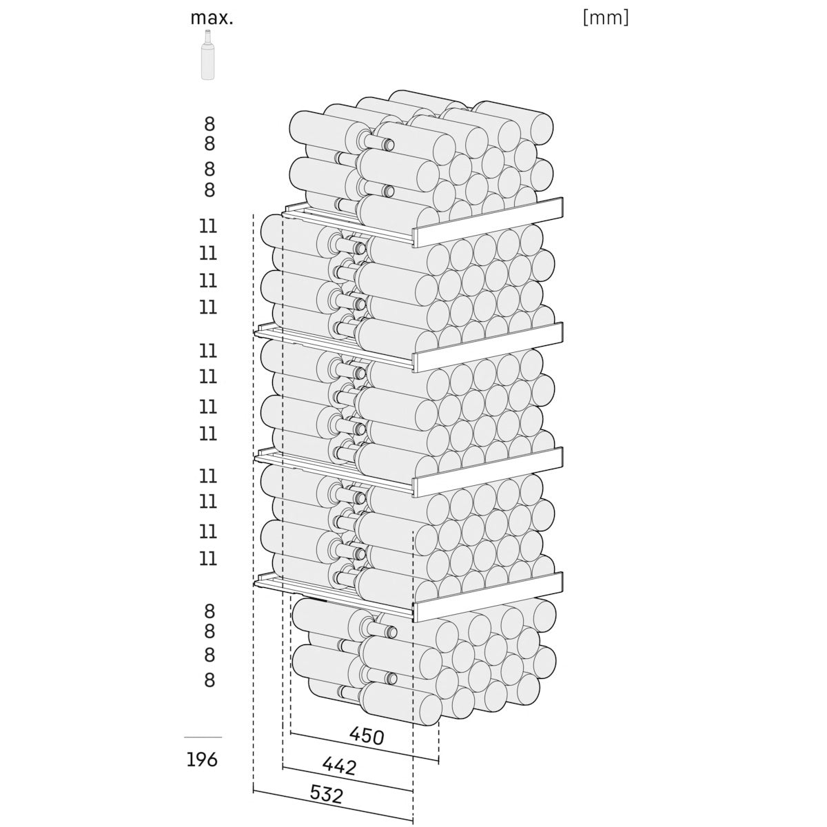 Liebherr Grandcru Selection Single Temperature Freestanding Wine Cabinet Wpbli 5031