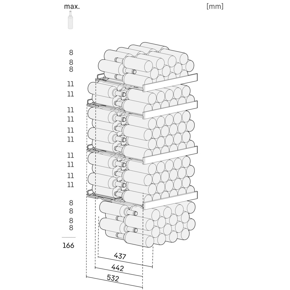 Liebherr Grandcru Single Temperature Freestanding Wine Cabinet Wsbl 4601
