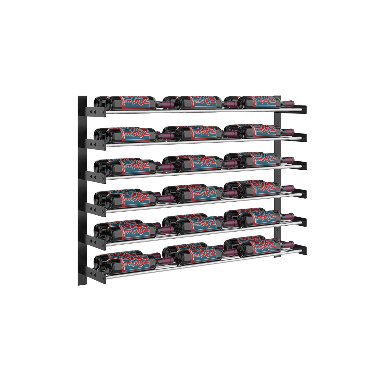 Vintageview Evolution Wall Mounted Wine Wall 762mm 3 Column 18 54 Bottle Wine Rack