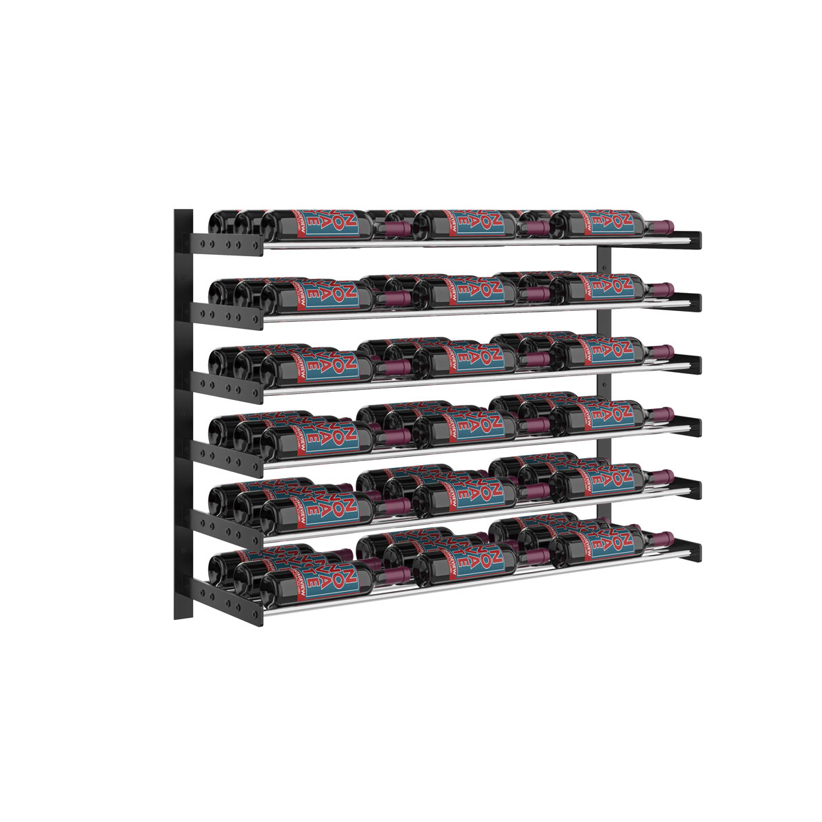 Vintageview Evolution Wall Mounted Wine Wall 762mm 3 Column 18 54 Bottle Wine Rack