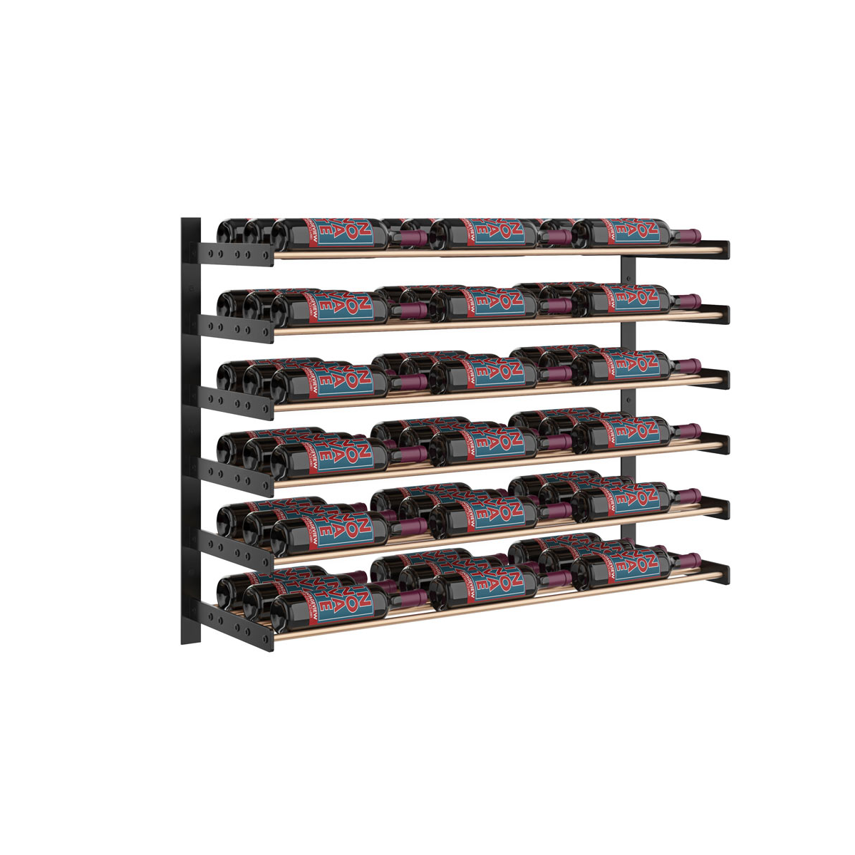 Vintageview Evolution Wall Mounted Wine Wall 762mm 3 Column 18 54 Bottle Wine Rack