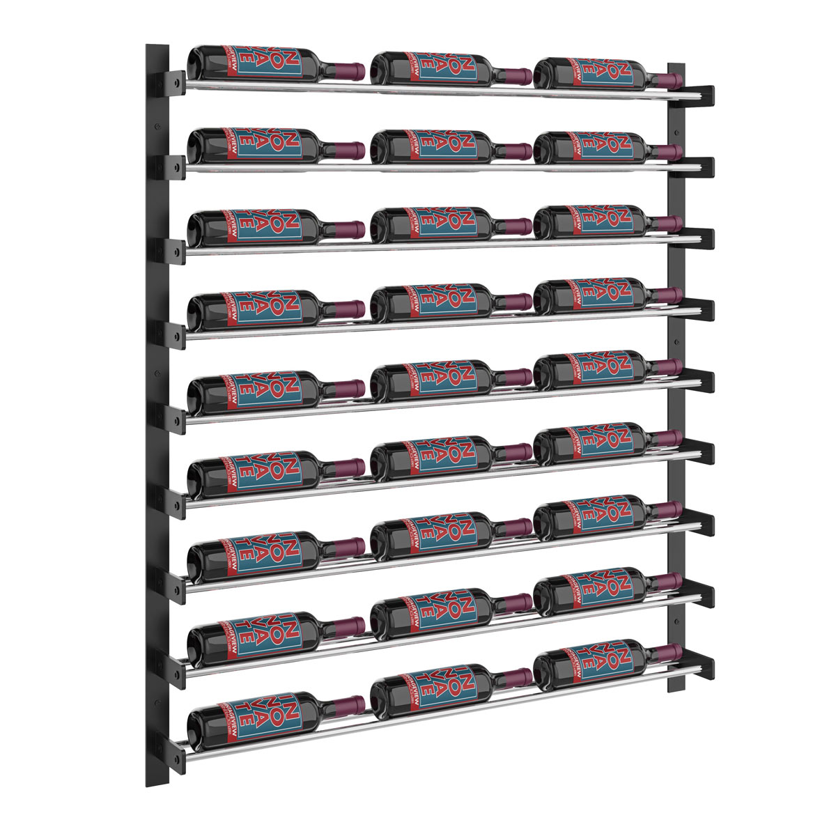 Vintageview Evolution Wall Mounted Wine Wall 1143mm 3 Column 27 81 Bottle Wine Rack