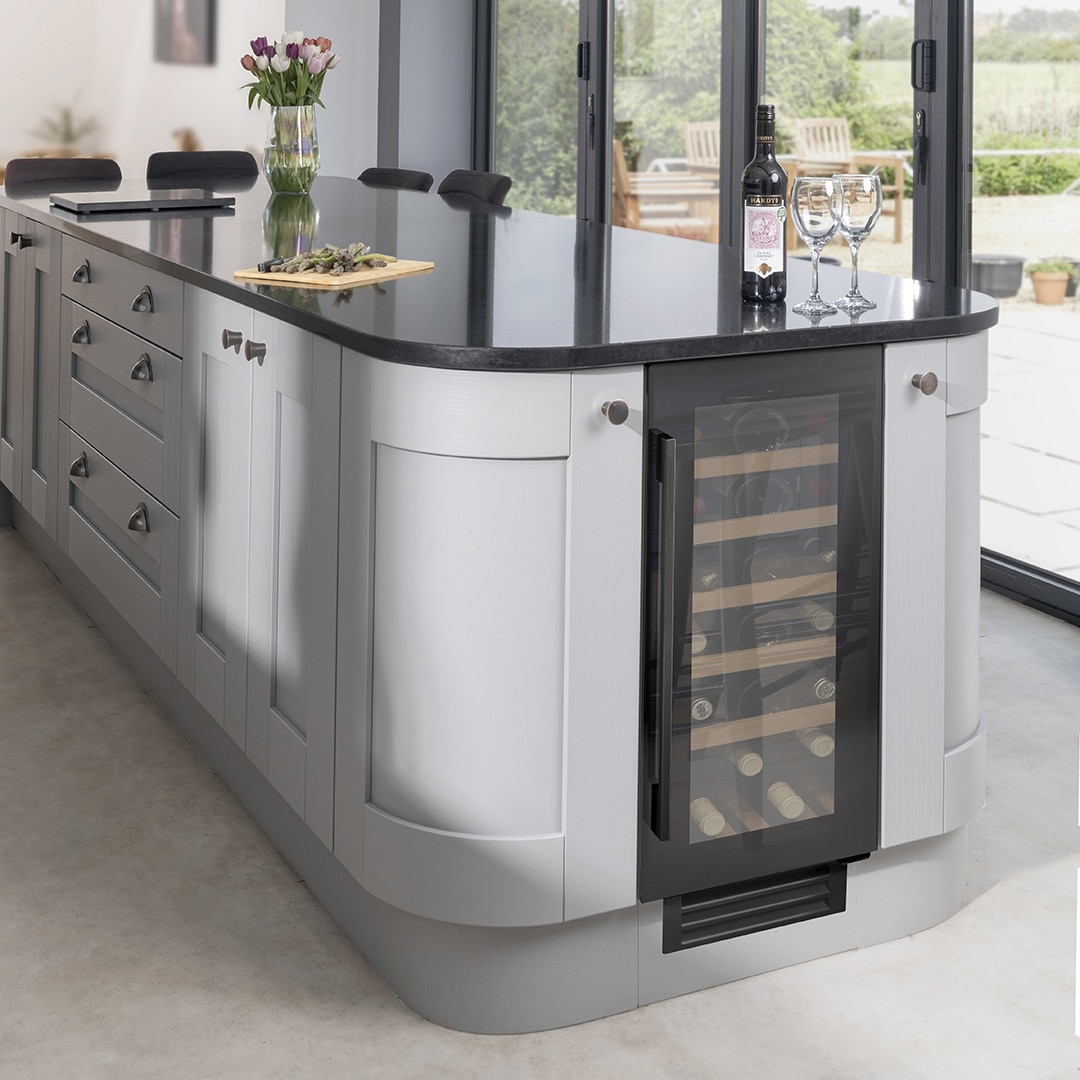 Caple Wine Cabinet Sense Single Temperature Undercounter Black Wi3126