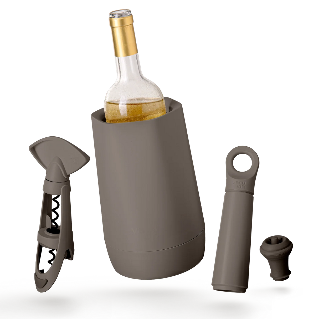 Vacu Vin Host Wine Set 4 Pieces - Graphite