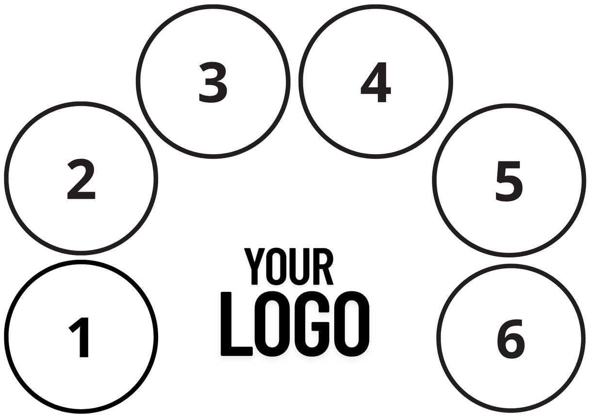 Wineware Wine Tasting Mat - 6-Glass Format (A4)