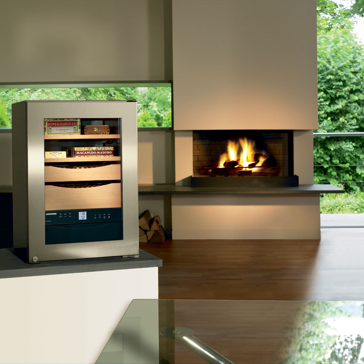 Liebherr Humidor Freestanding Cigar Storage Cabinet Zkes 453