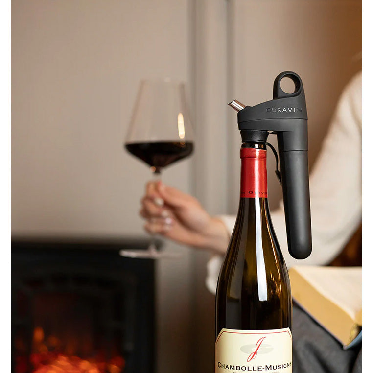 Coravin Pivot Plus Wine Preservation System Black