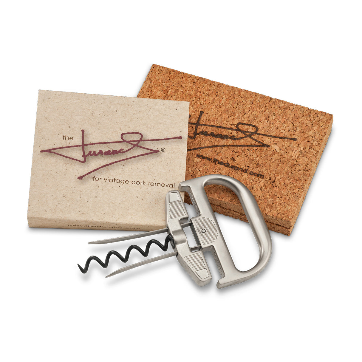 The Durand™ Vintage Wine Cork Remover/Bottle Opener