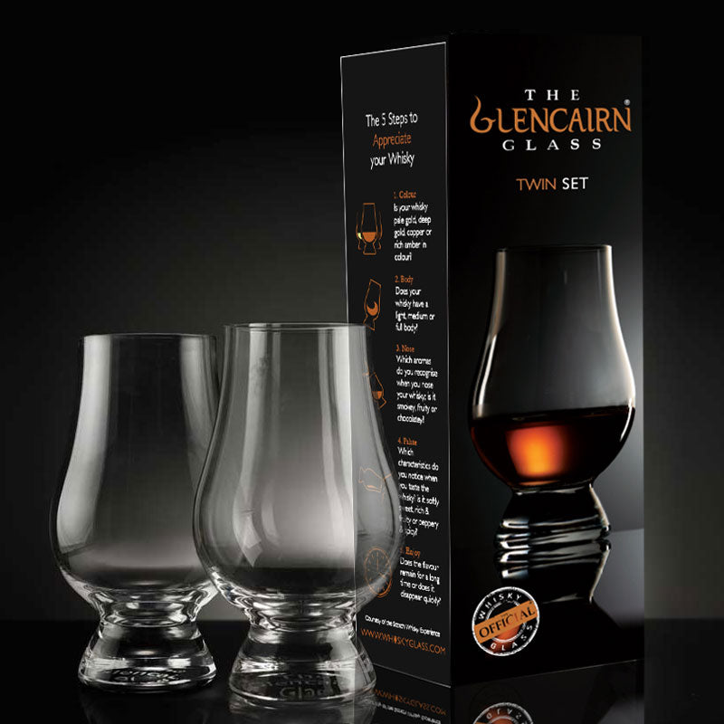 The Glencairn Official Whisky Glass - Set of 2 (Printed Gift Carton)