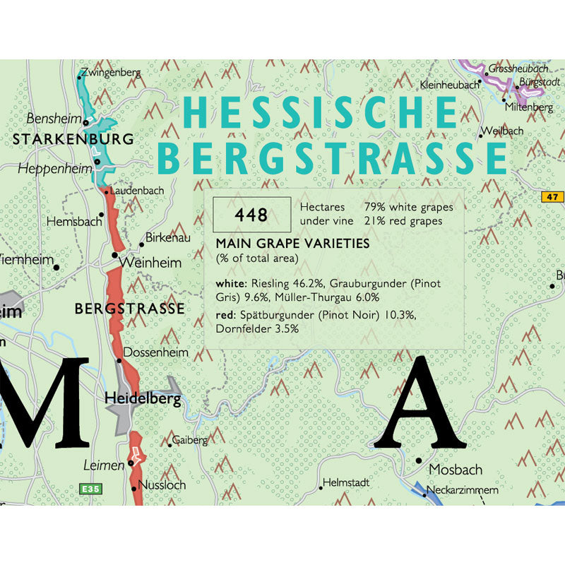 De Long 's Wine Map Of Germany Wine Regions