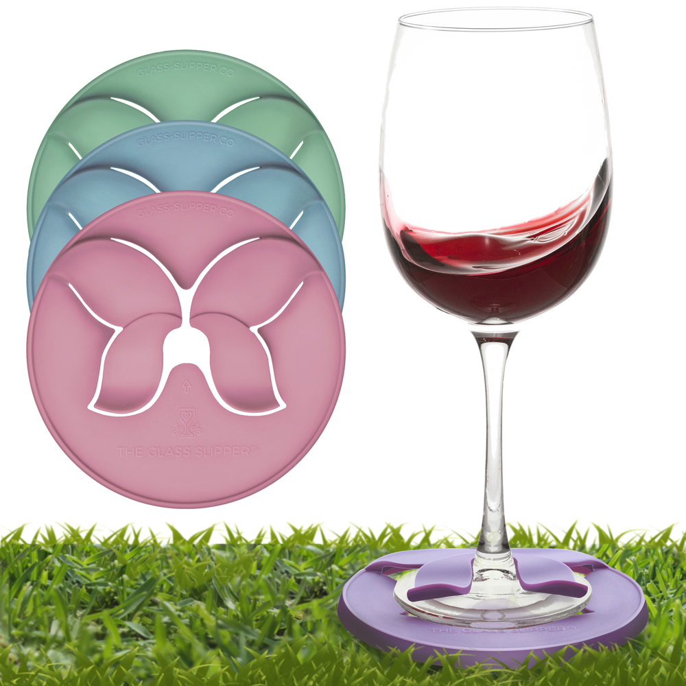 The Glass Slipper The Ultimate Wine Glass Stabiliser Set Of 4