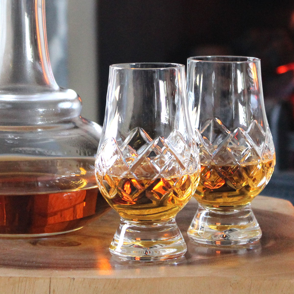 The Glencairn Official Cut Crystal Whisky Glass - Set of 2 (Travel Case)